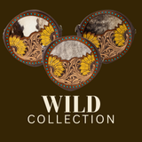 WILD Sienna Sunflower Tooled Handbag