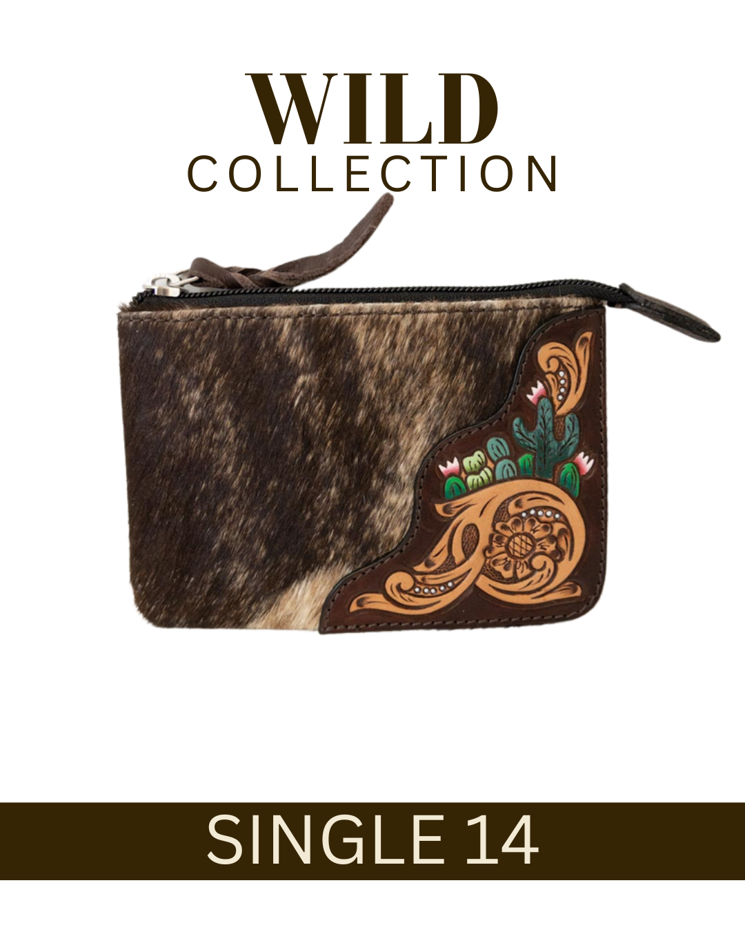 WILD Desert Bloom Cactus Coin Purse