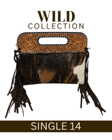 WILD Kimberley Tooled Leather Tassel Handbag