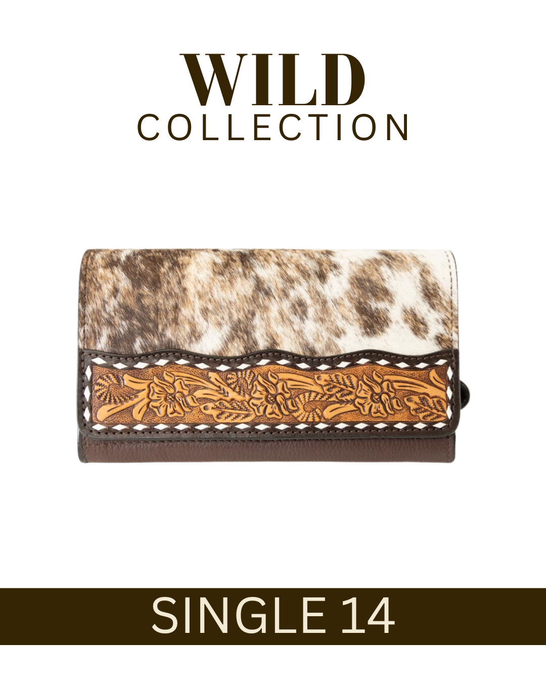 WILD Kimberley Tooled Leather Purse