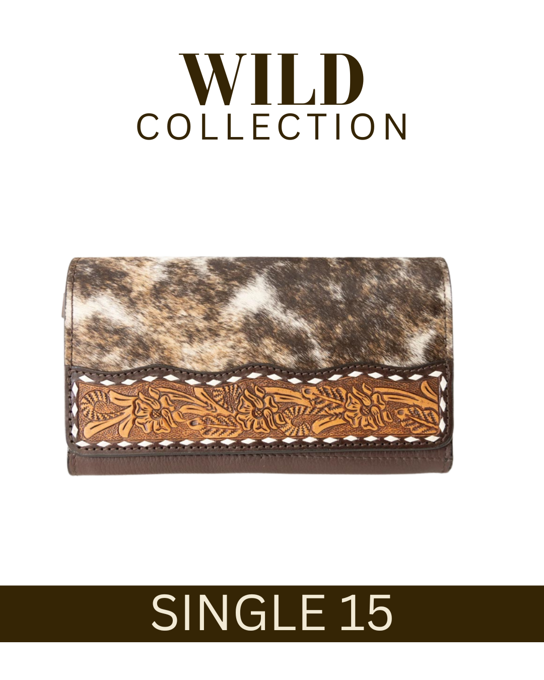 WILD Kimberley Tooled Leather Purse