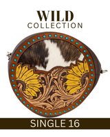 WILD Sienna Sunflower Tooled Handbag