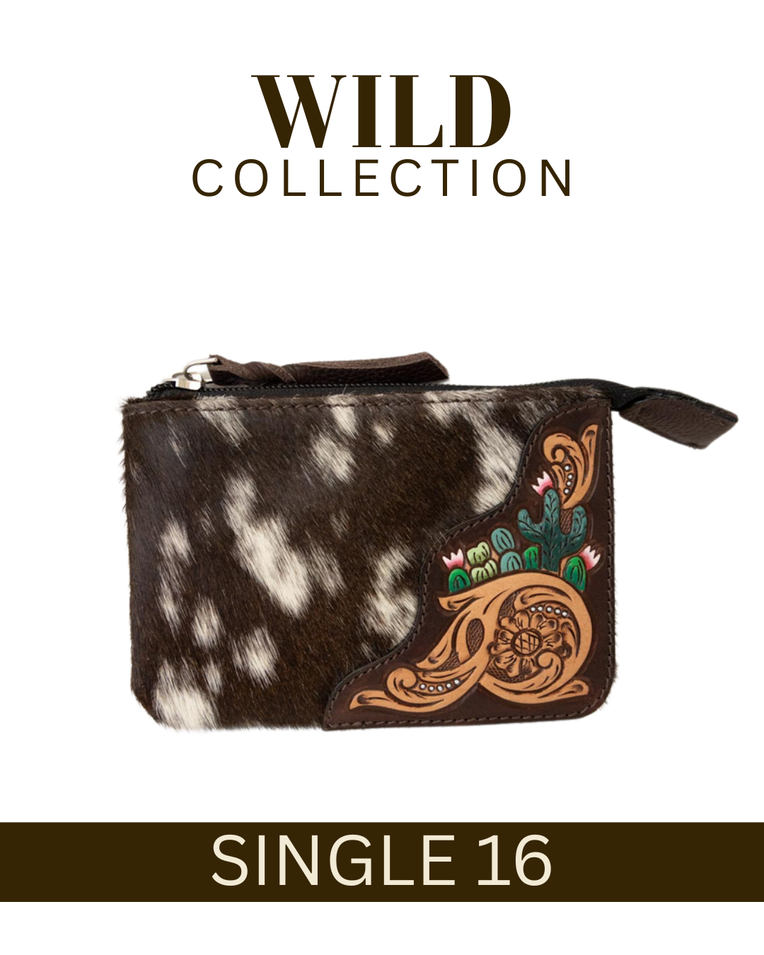 WILD Desert Bloom Cactus Coin Purse