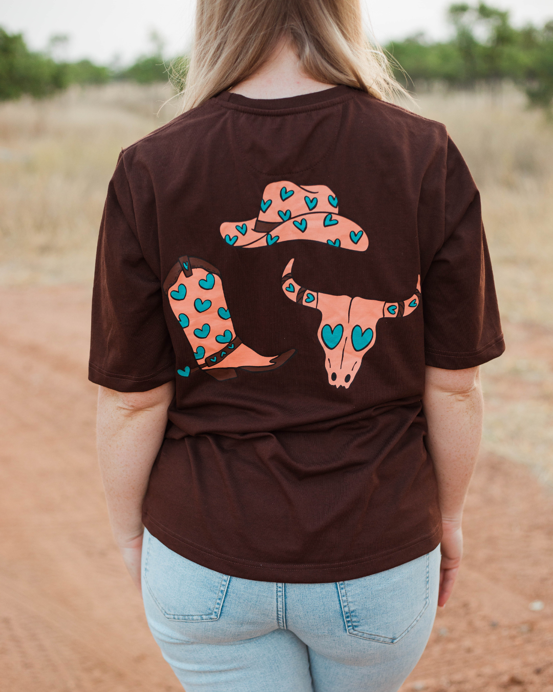 'Rodeo Hearts' Country Allure T-Shirt