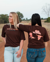 'Rodeo Hearts' Country Allure T-Shirt
