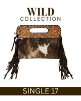 WILD Kimberley Tooled Leather Tassel Handbag