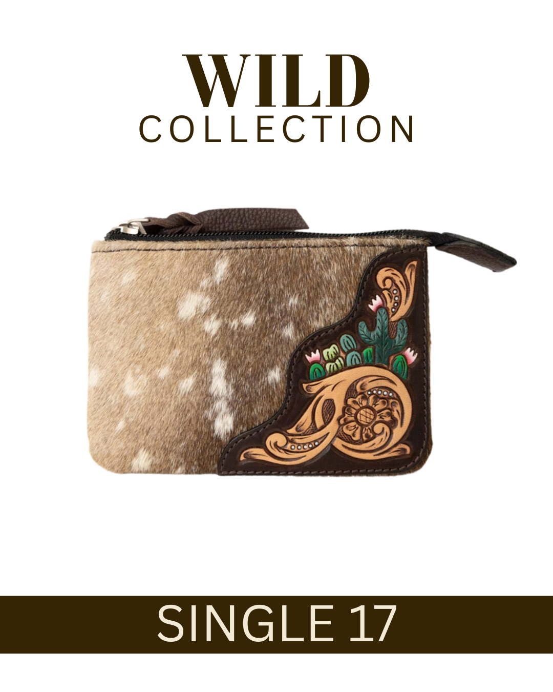 WILD Desert Bloom Cactus Coin Purse