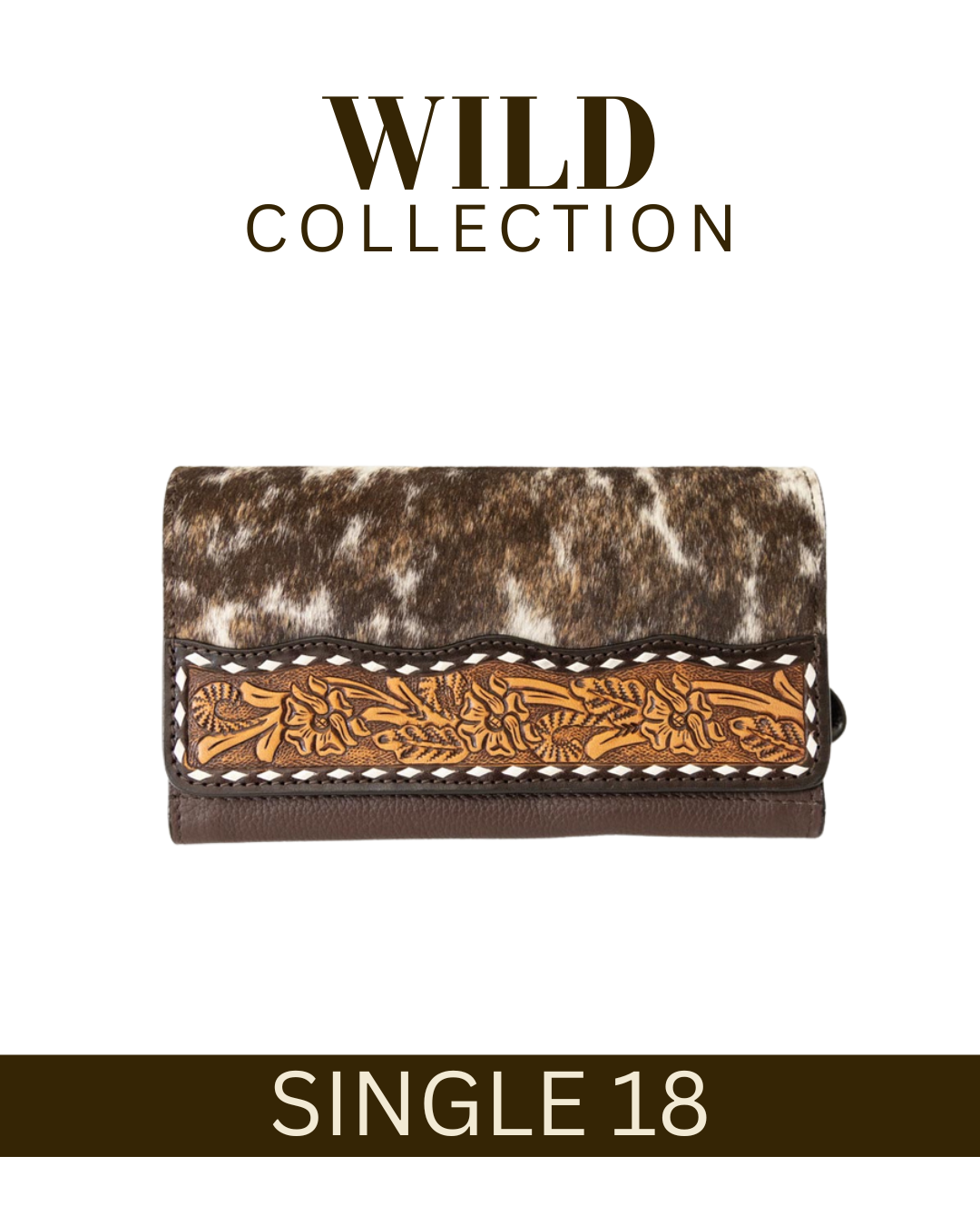 WILD Kimberley Tooled Leather Purse