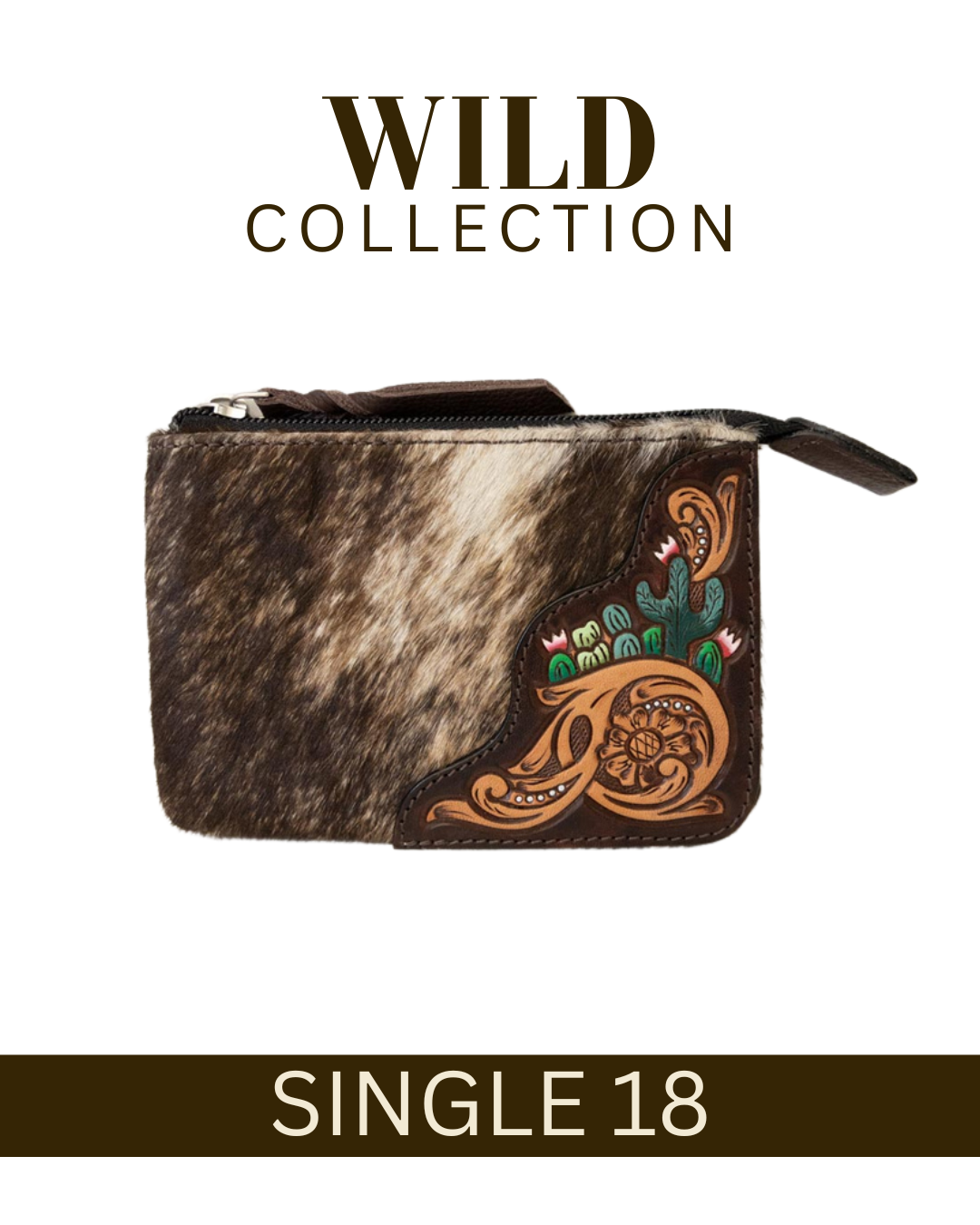 WILD Desert Bloom Cactus Coin Purse