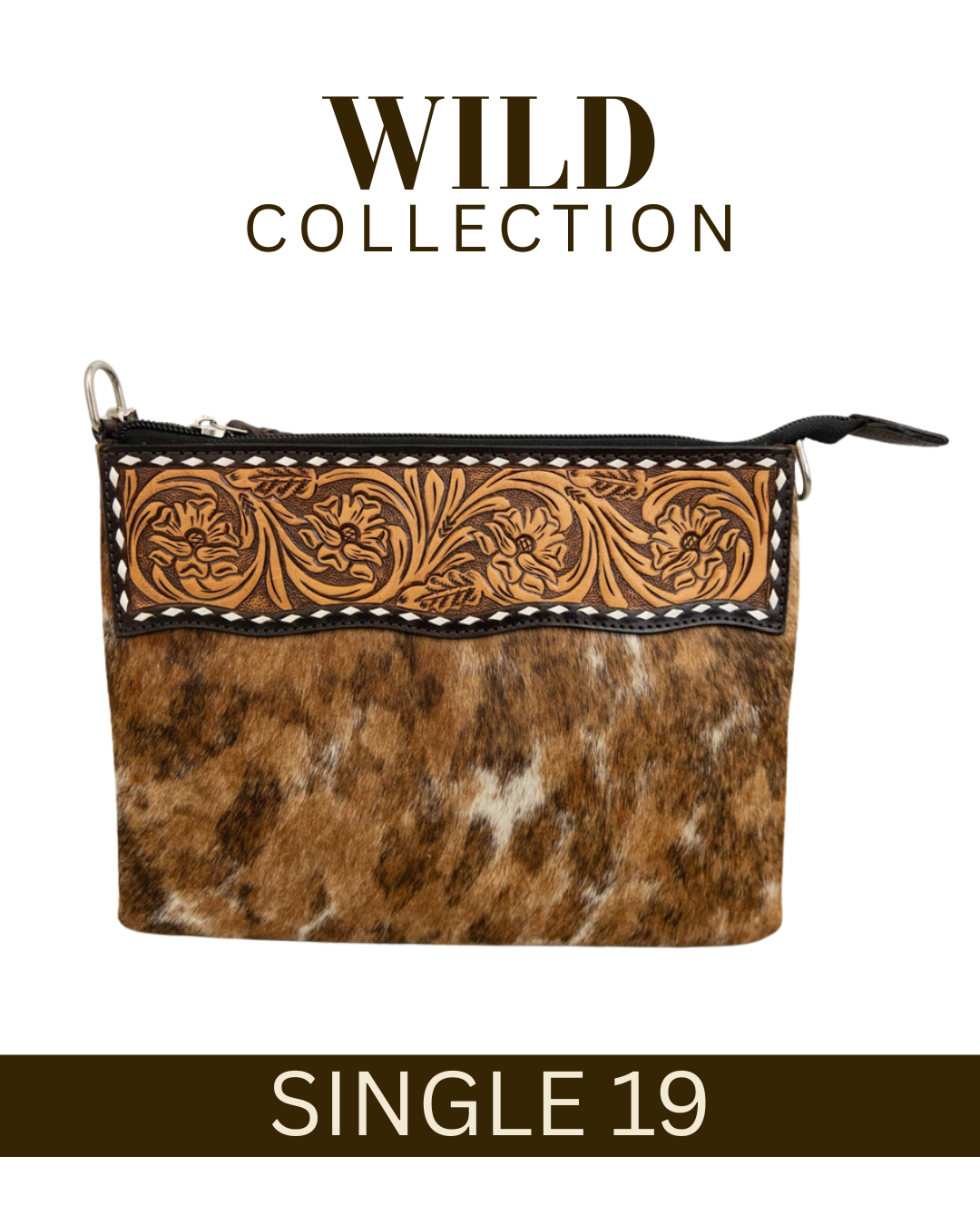 WILD Kimberley Tooled Leather Handbag