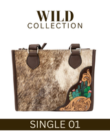 WILD Desert Bloom Cactus Tote Handbag