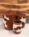 Cowhide Canister