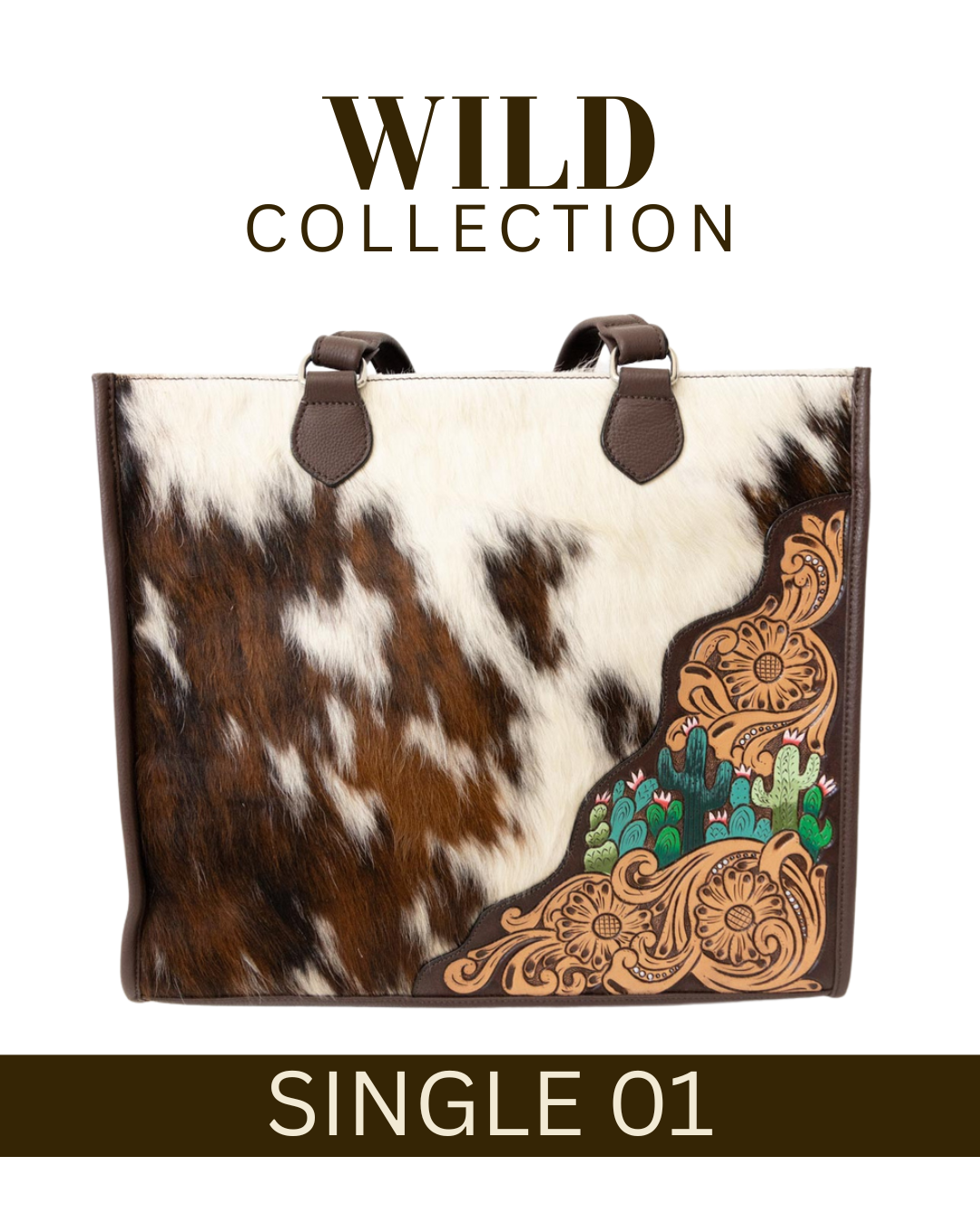 WILD Desert Bloom Cactus Tote Laptop Bag