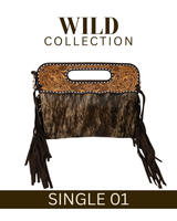WILD Kimberley Tooled Leather Tassel Handbag