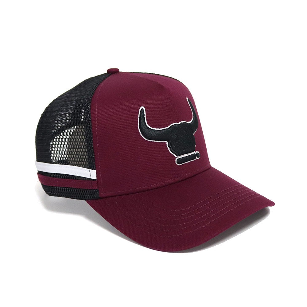 C.A Signature Trucker Cap - Maroon