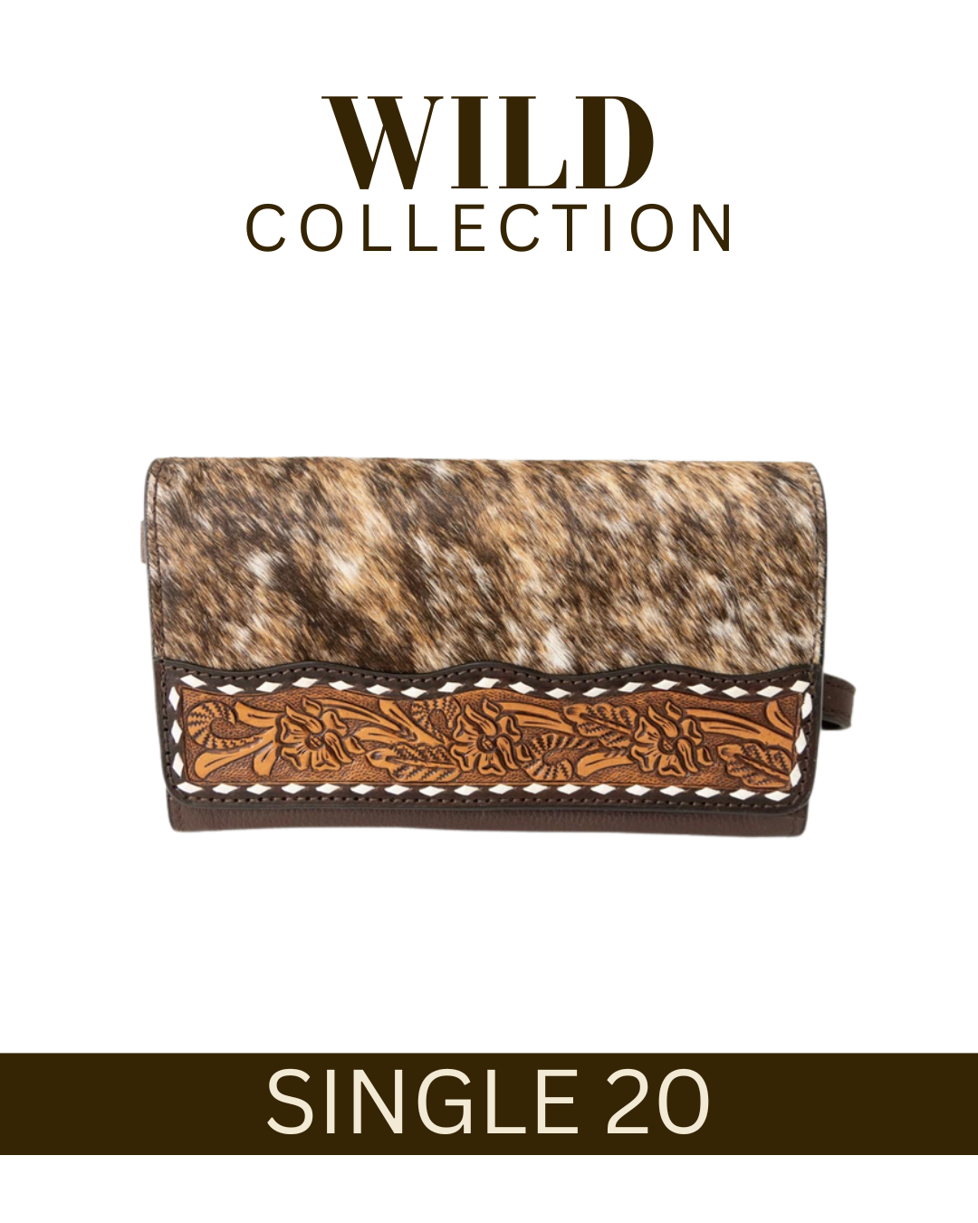 WILD Kimberley Tooled Leather Purse