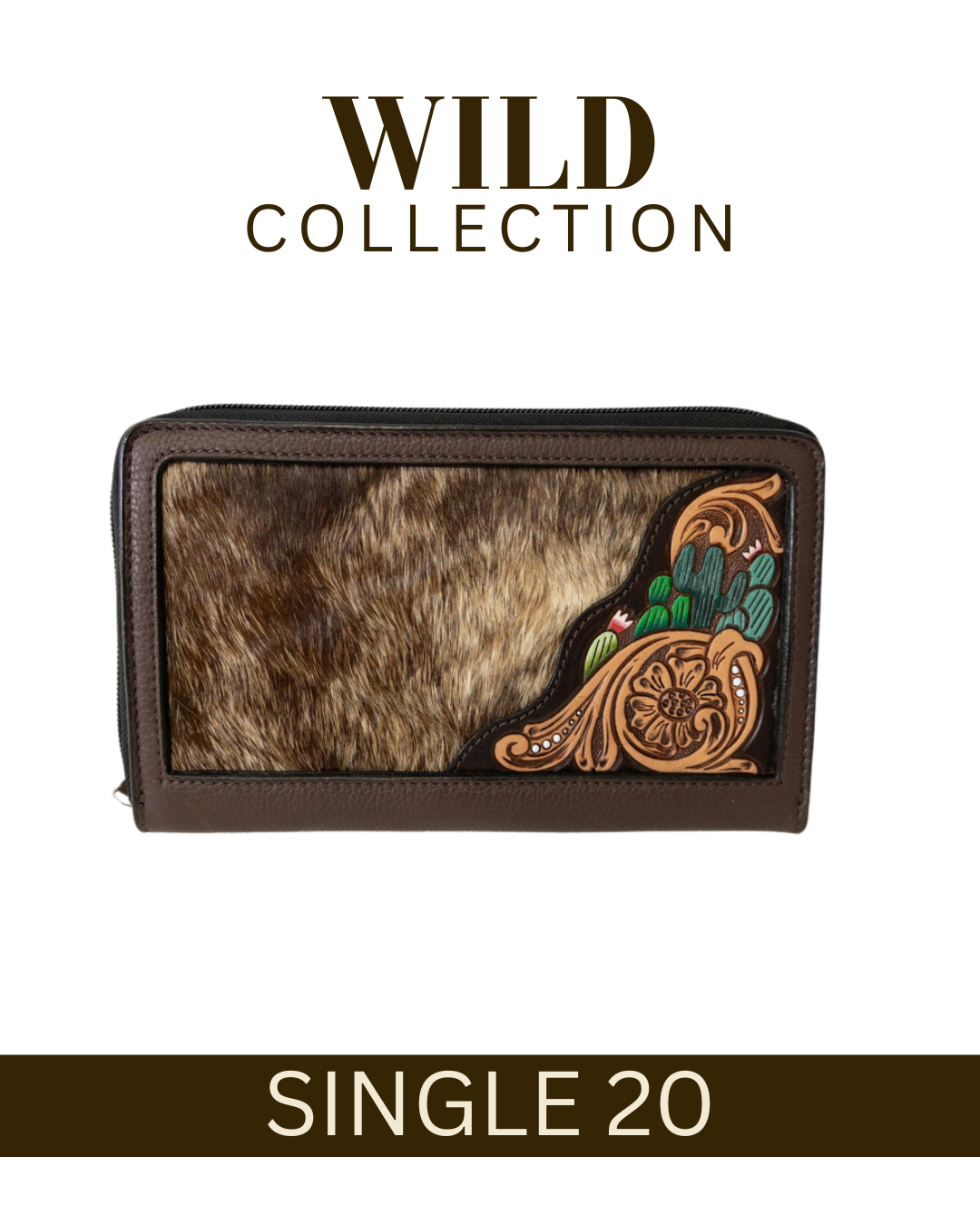 WILD Desert Bloom Cactus Purse
