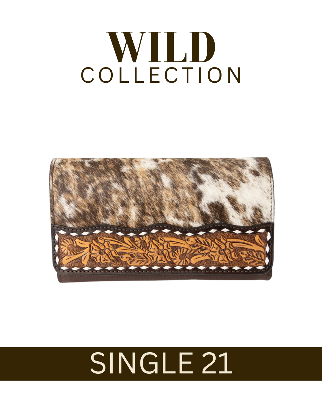 WILD Kimberley Tooled Leather Purse