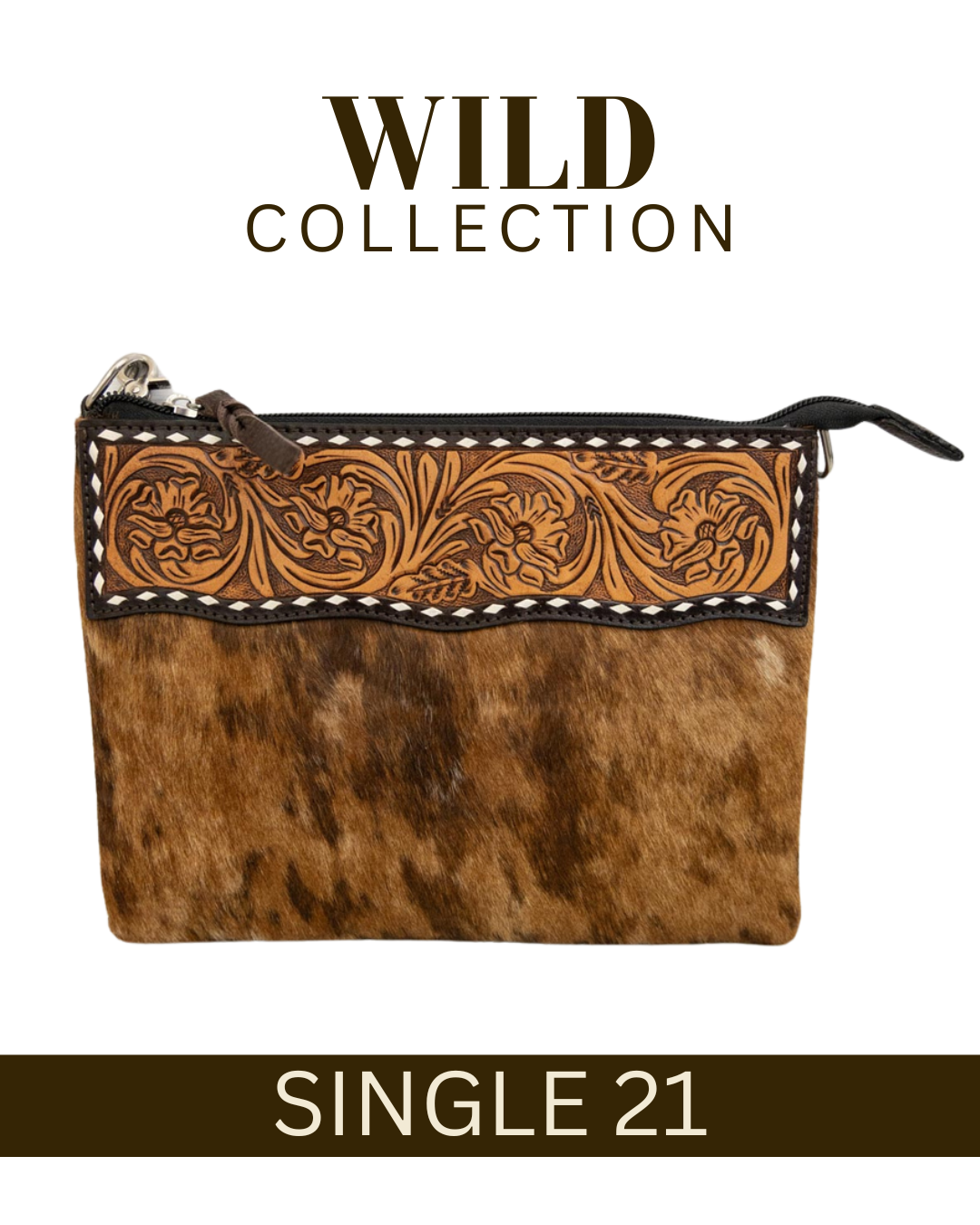 WILD Kimberley Tooled Leather Handbag