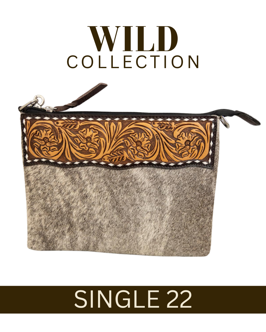 WILD Kimberley Tooled Leather Handbag