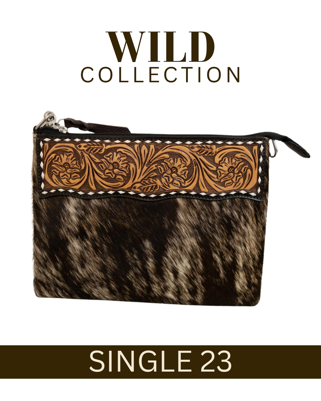 WILD Kimberley Tooled Leather Handbag