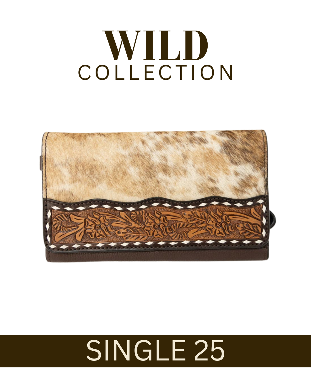 WILD Kimberley Tooled Leather Purse