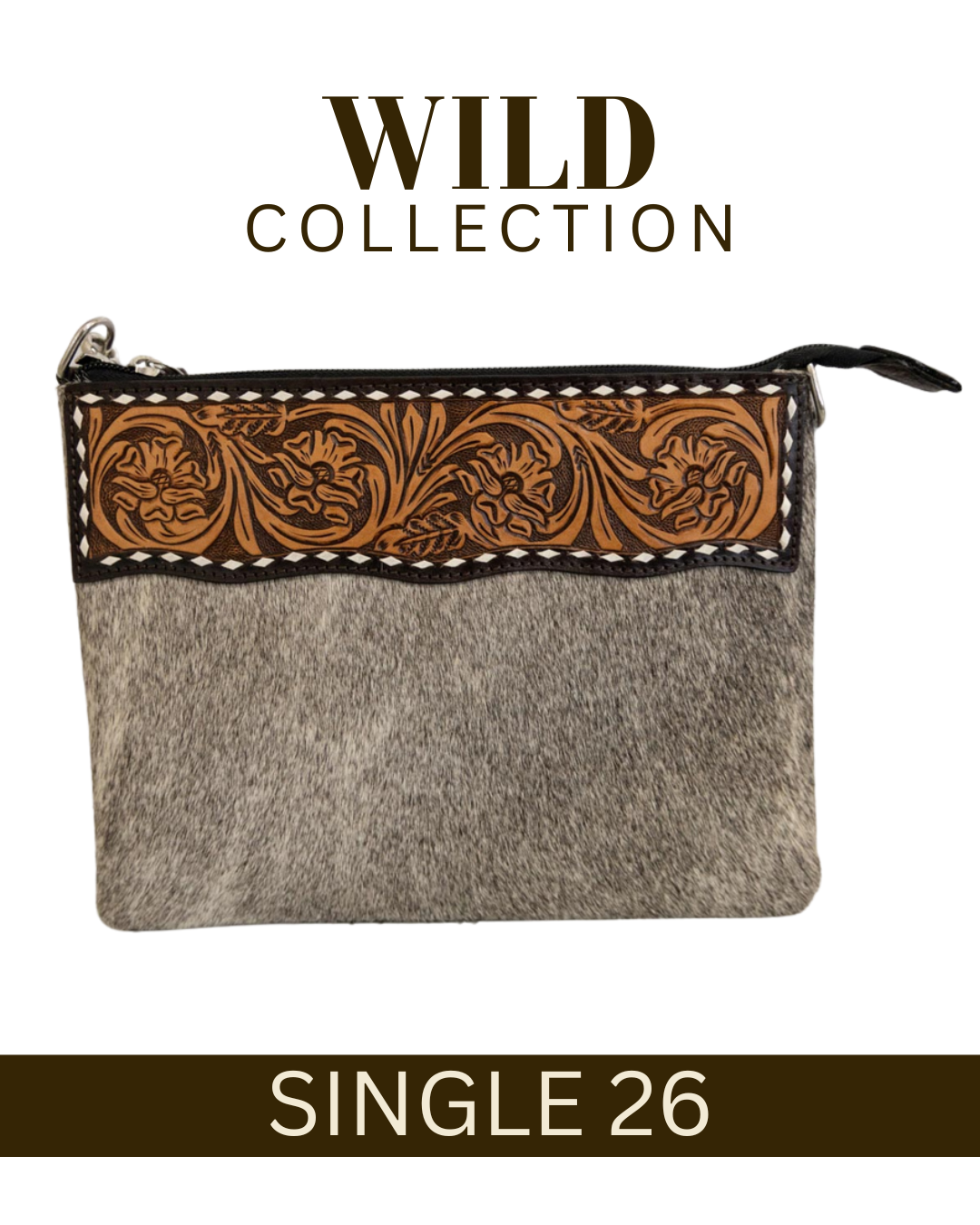 WILD Kimberley Tooled Leather Handbag