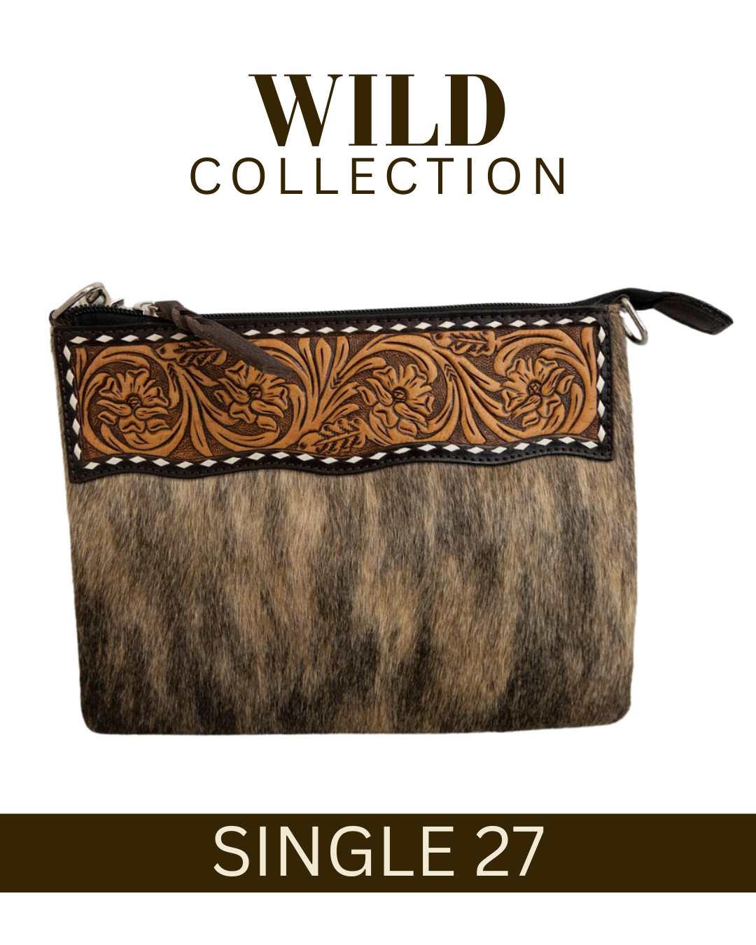 WILD Kimberley Tooled Leather Handbag