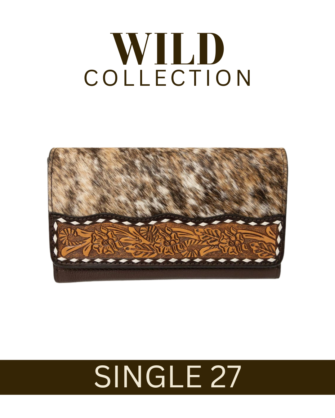 WILD Kimberley Tooled Leather Purse