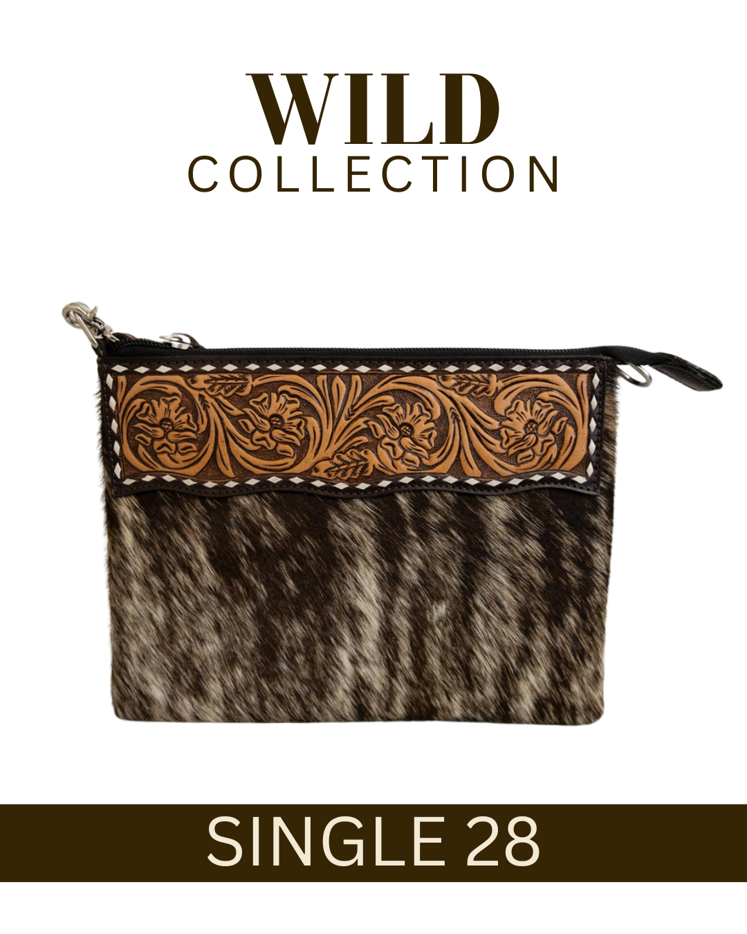 WILD Kimberley Tooled Leather Handbag