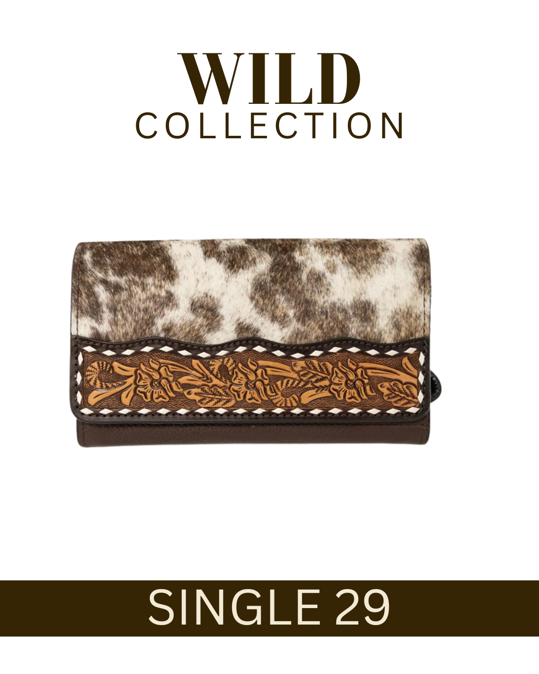 WILD Kimberley Tooled Leather Purse
