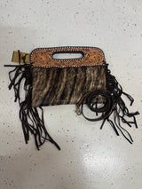 DENI Seconds | Kimberley Tooled Leather Tassel Handbag #1