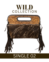 WILD Kimberley Tooled Leather Tassel Handbag