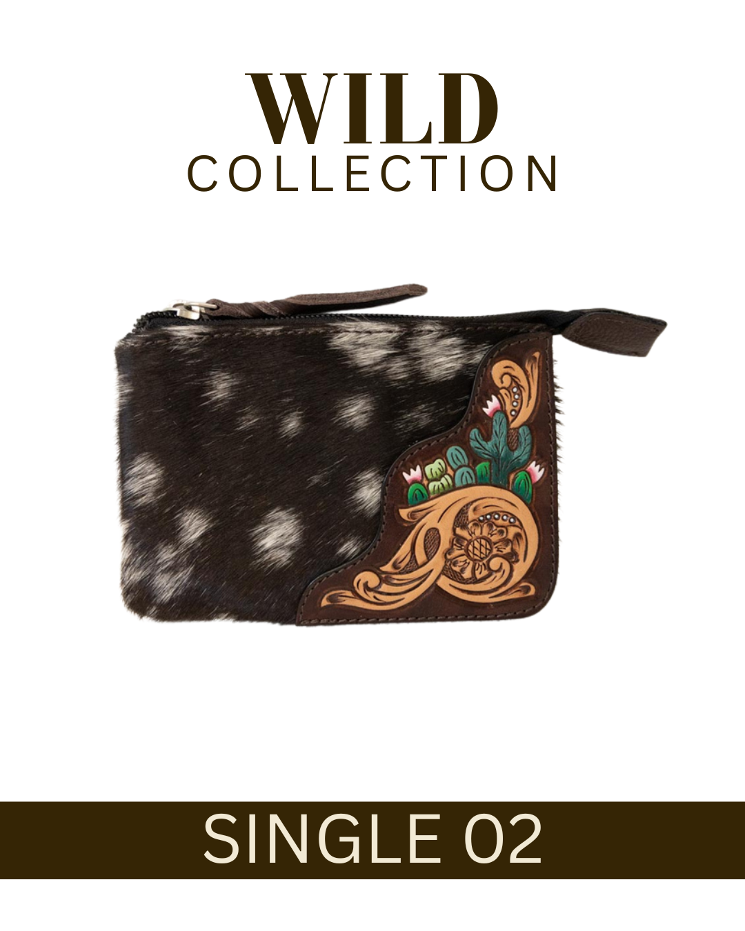 WILD Desert Bloom Cactus Coin Purse