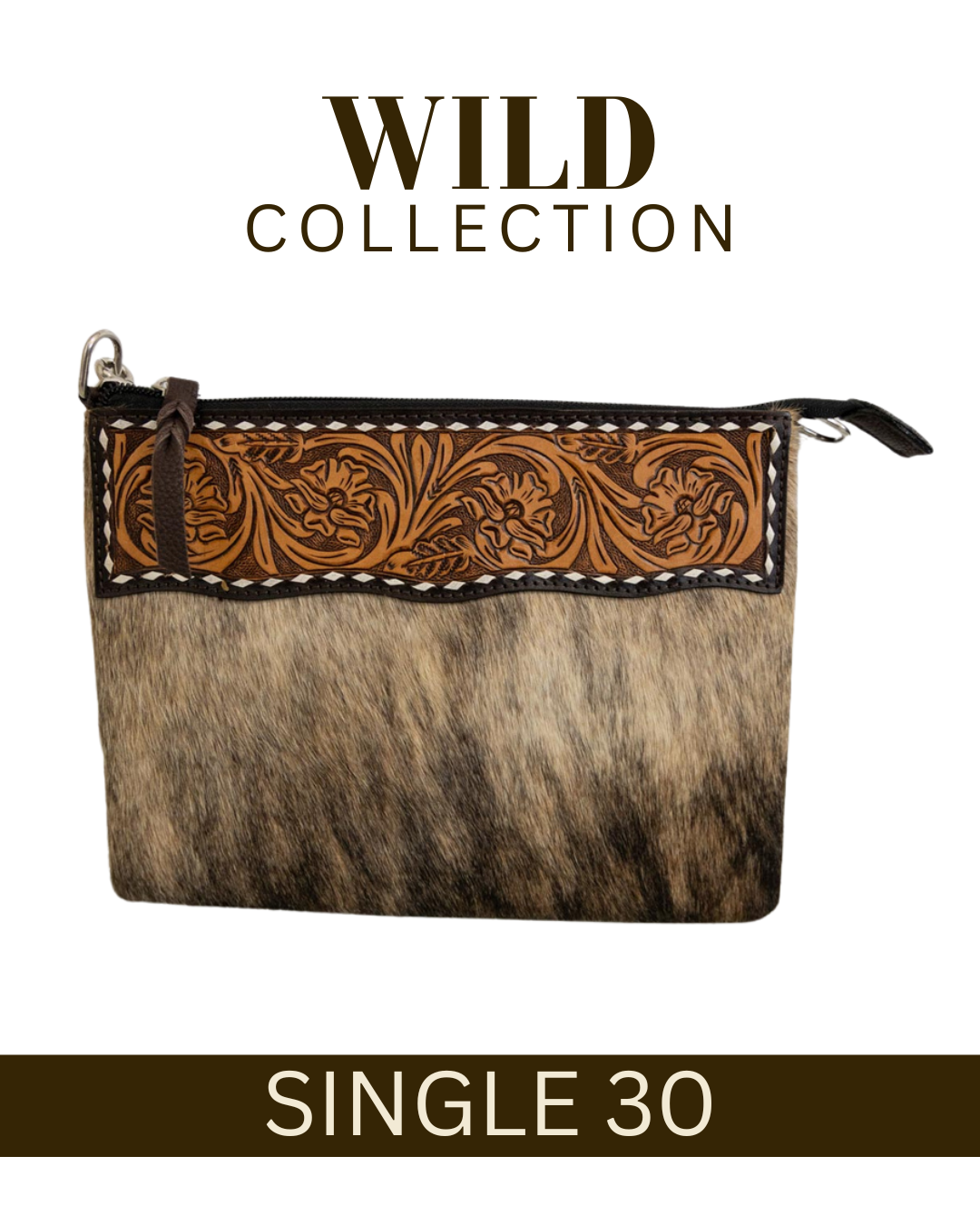 WILD Kimberley Tooled Leather Handbag