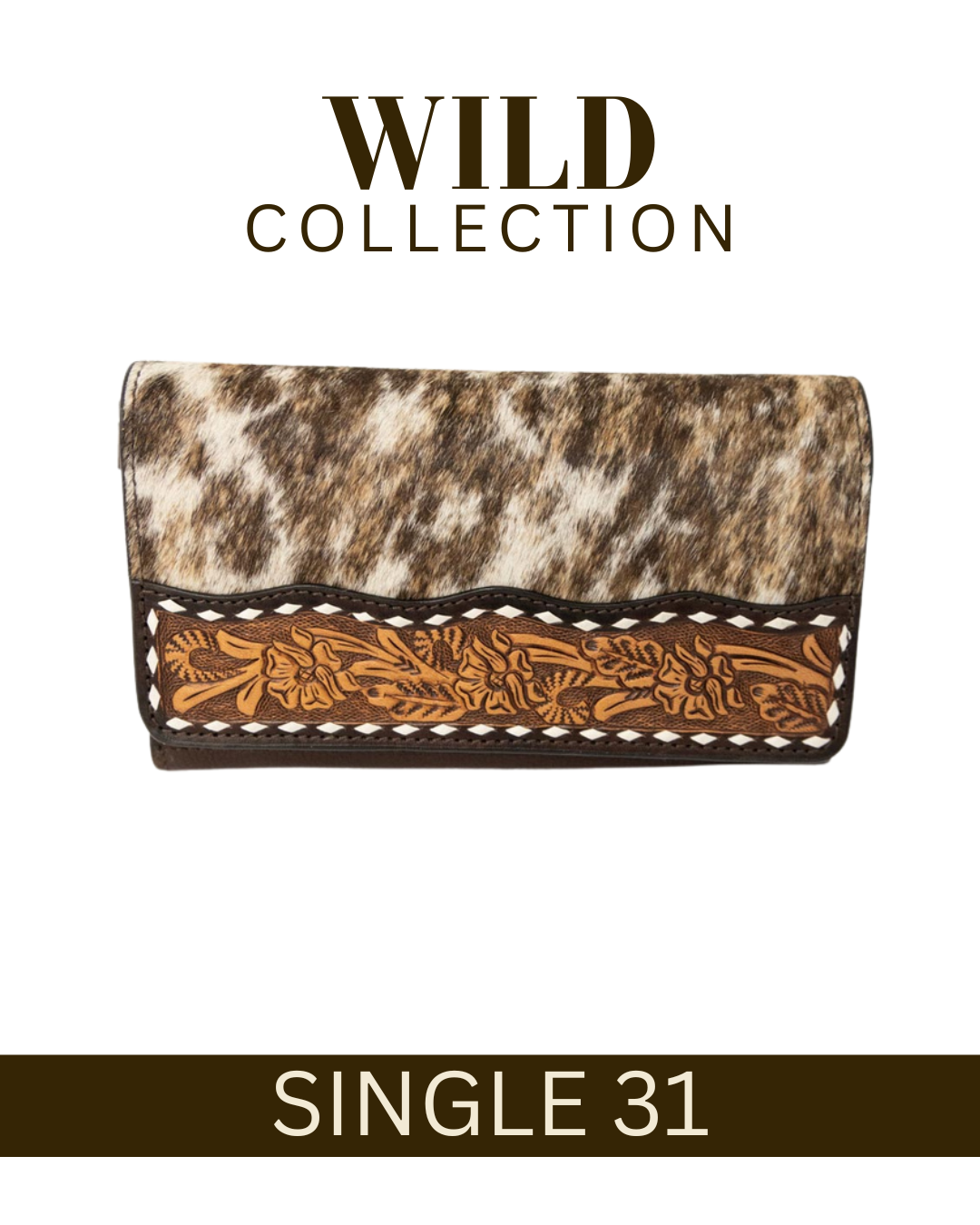 WILD Kimberley Tooled Leather Purse