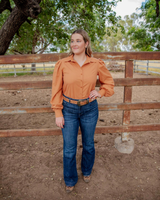 Long Sleeve Top - Brahman Brown Collection