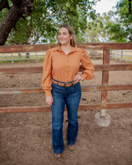 Long Sleeve Top - Brahman Brown Collection