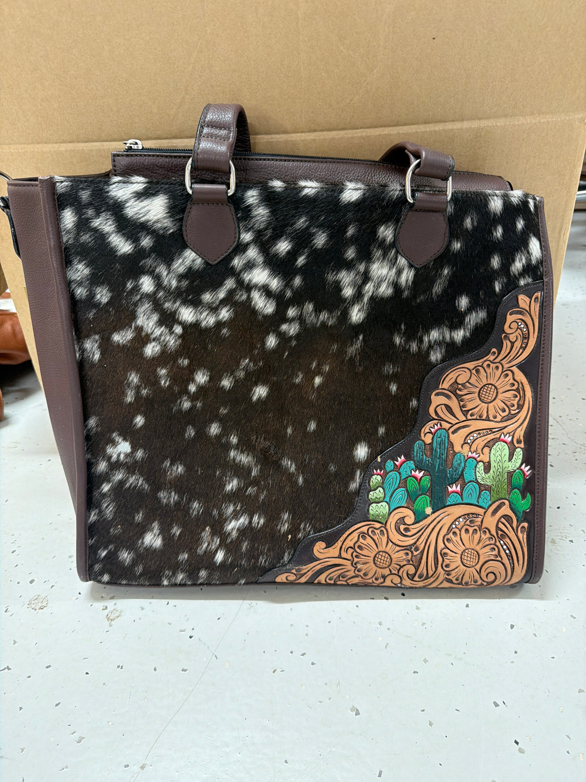DENI Seconds | Desert Bloom Cactus Tote Laptop Bag