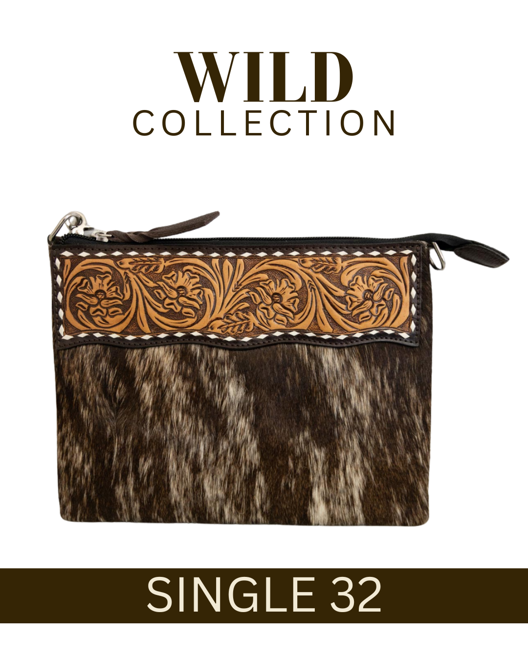 WILD Kimberley Tooled Leather Handbag