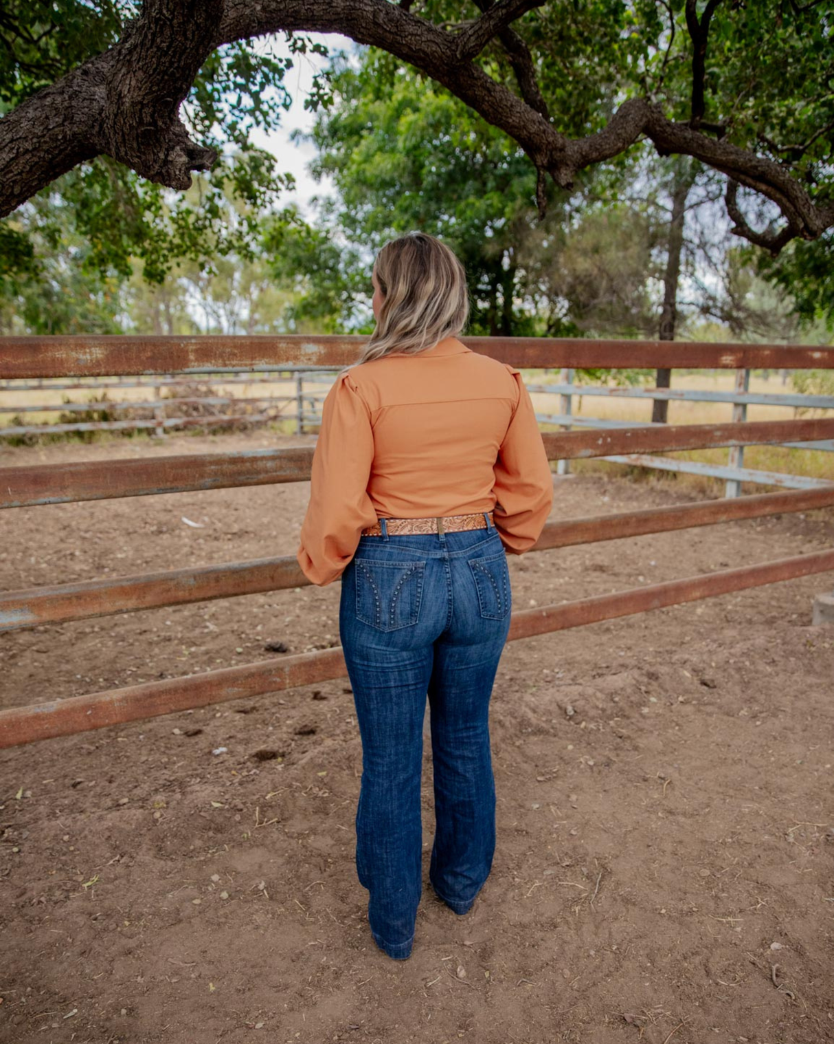 Long Sleeve Top - Brahman Brown Collection