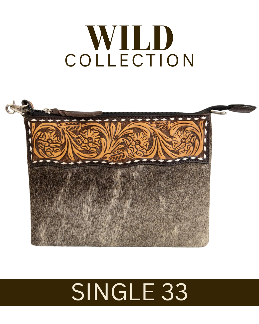 WILD Kimberley Tooled Leather Handbag