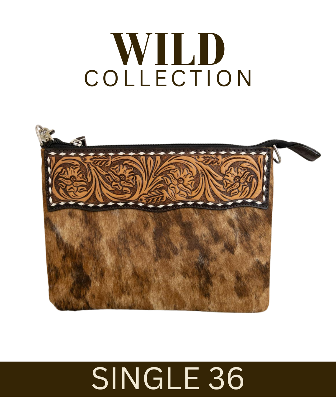 WILD Kimberley Tooled Leather Handbag