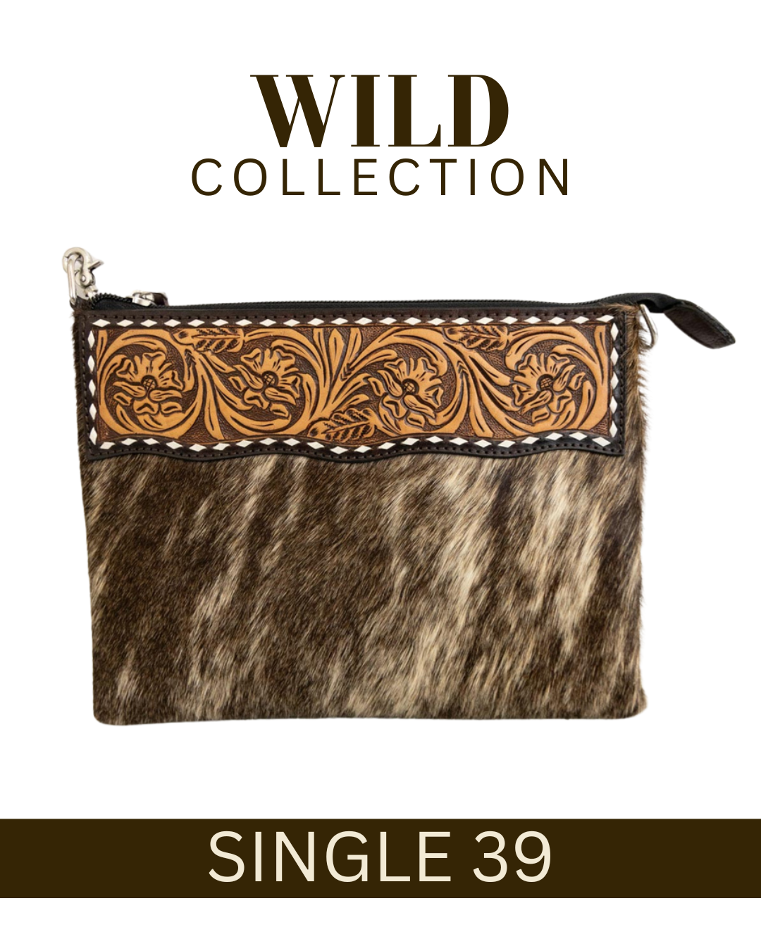 WILD Kimberley Tooled Leather Handbag