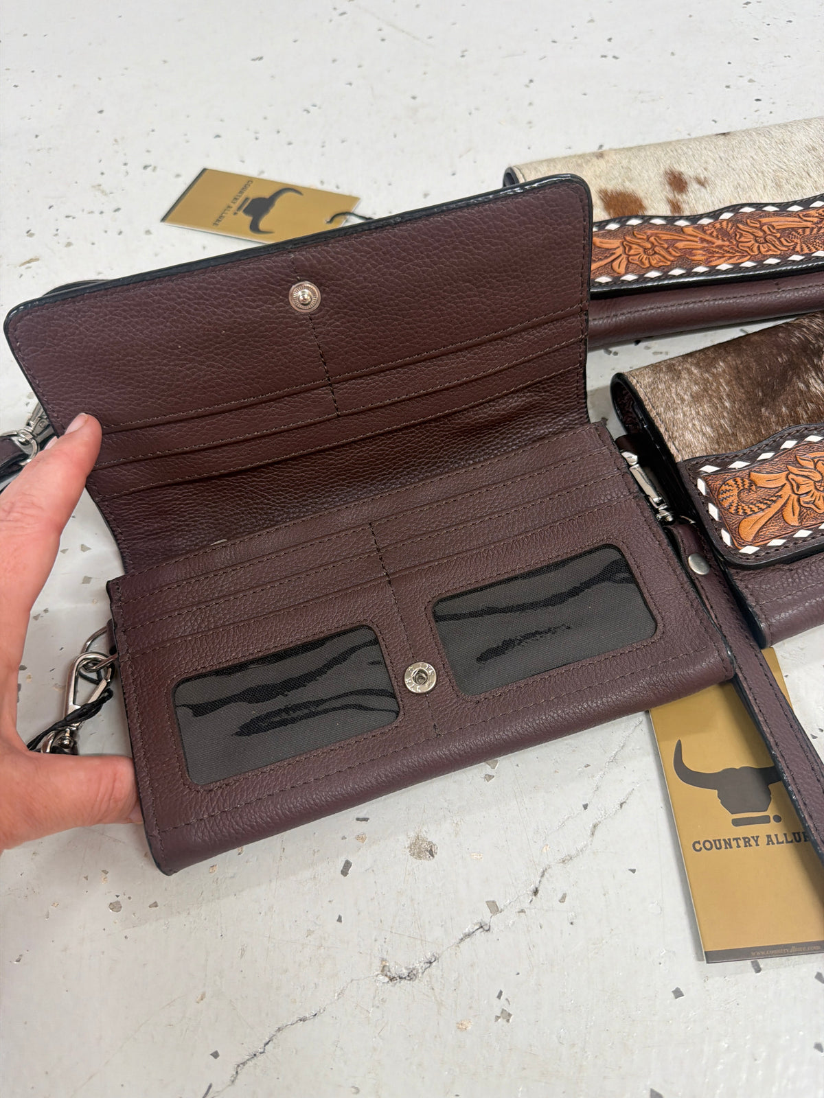 DENI Seconds | Kimberley Tooled Leather Purse