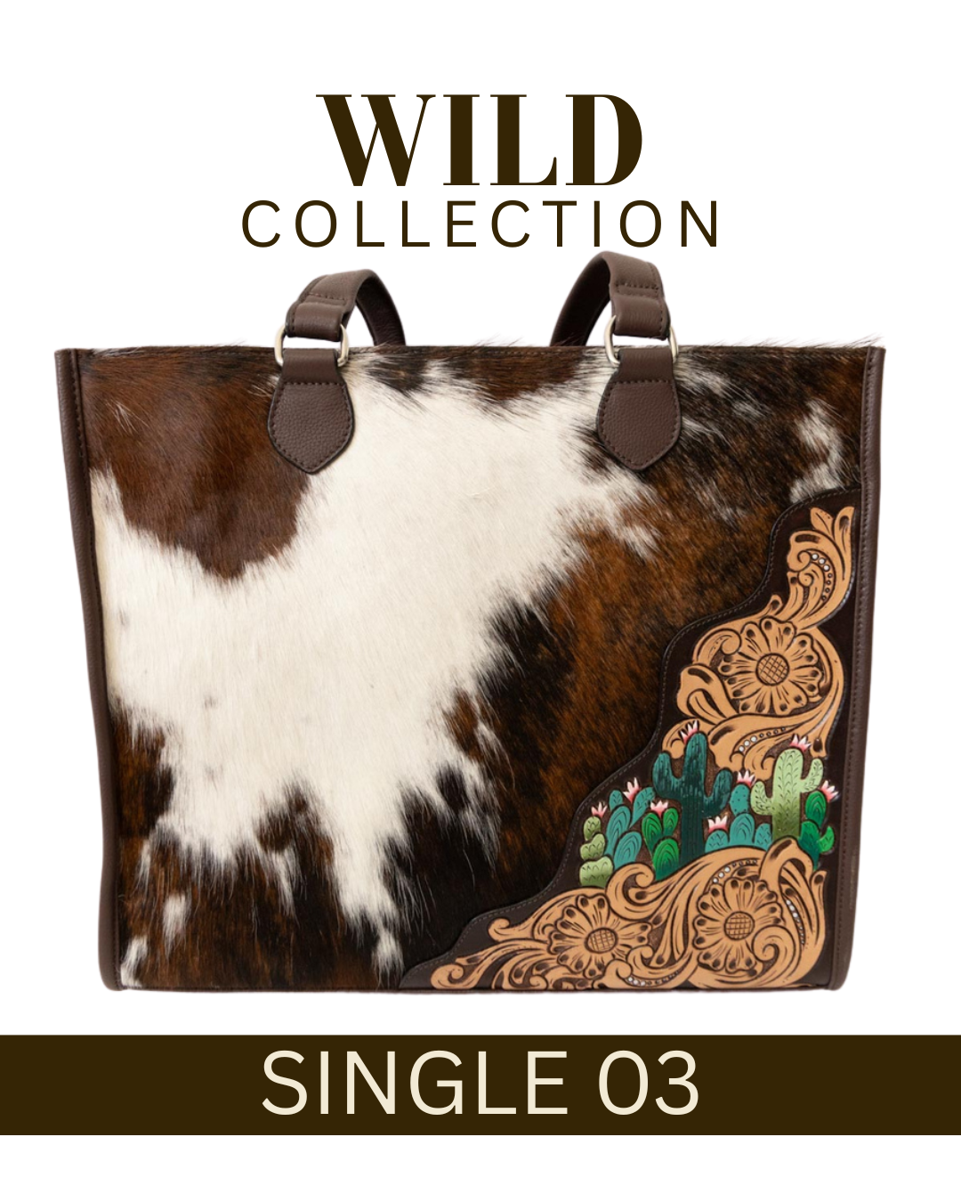 WILD Desert Bloom Cactus Tote Laptop Bag
