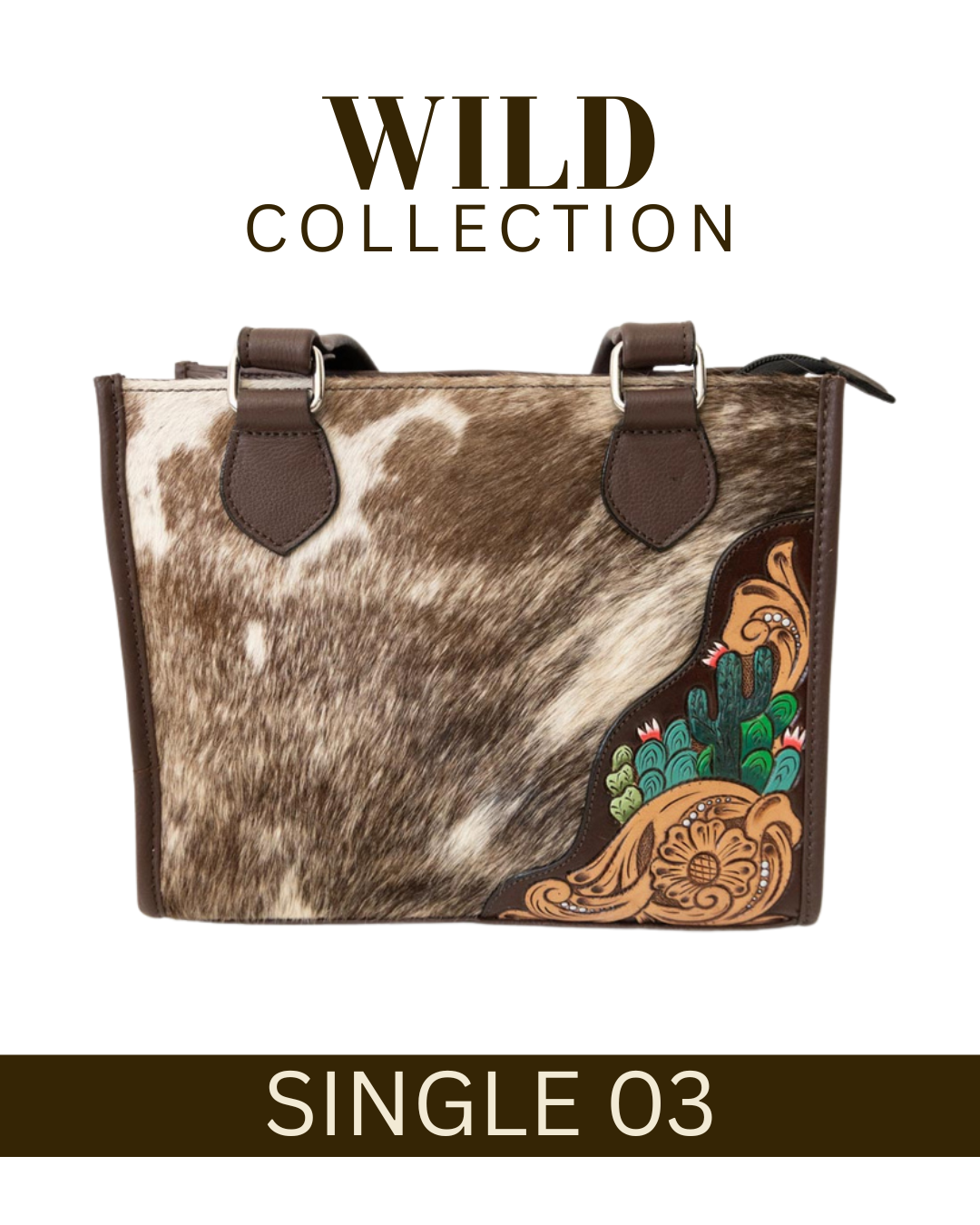 WILD Desert Bloom Cactus Tote Handbag