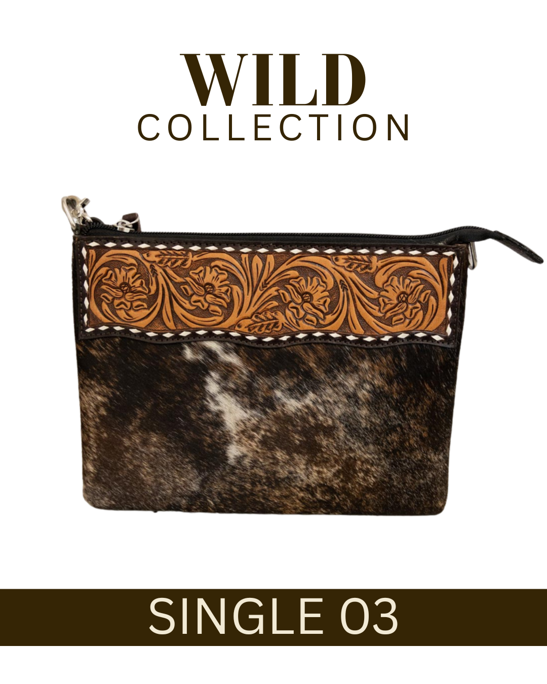 WILD Kimberley Tooled Leather Handbag