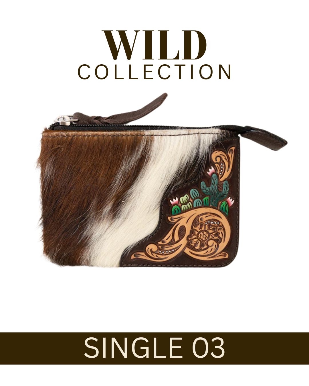 WILD Desert Bloom Cactus Coin Purse
