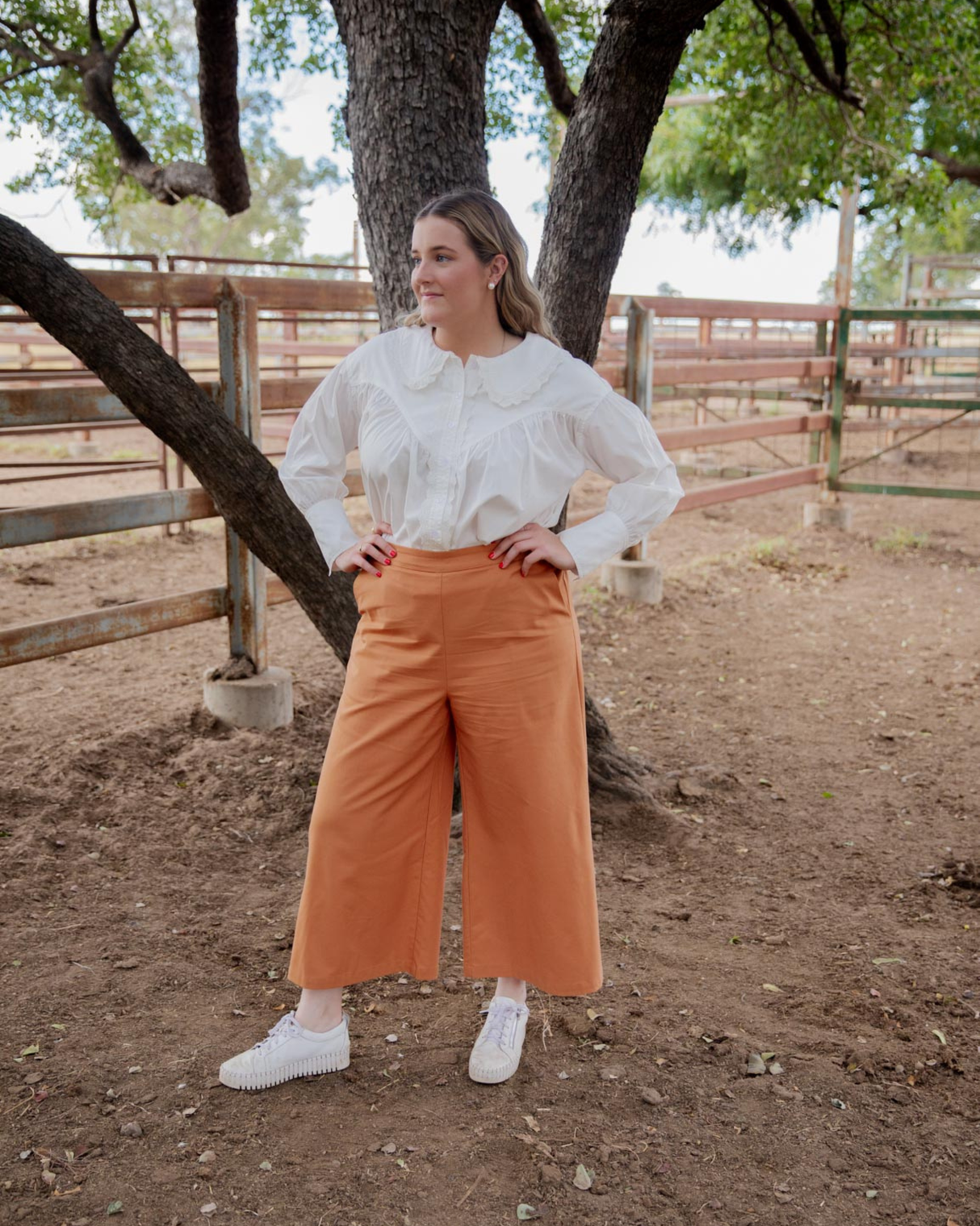 Culotte Pants - Brahman Brown Collection